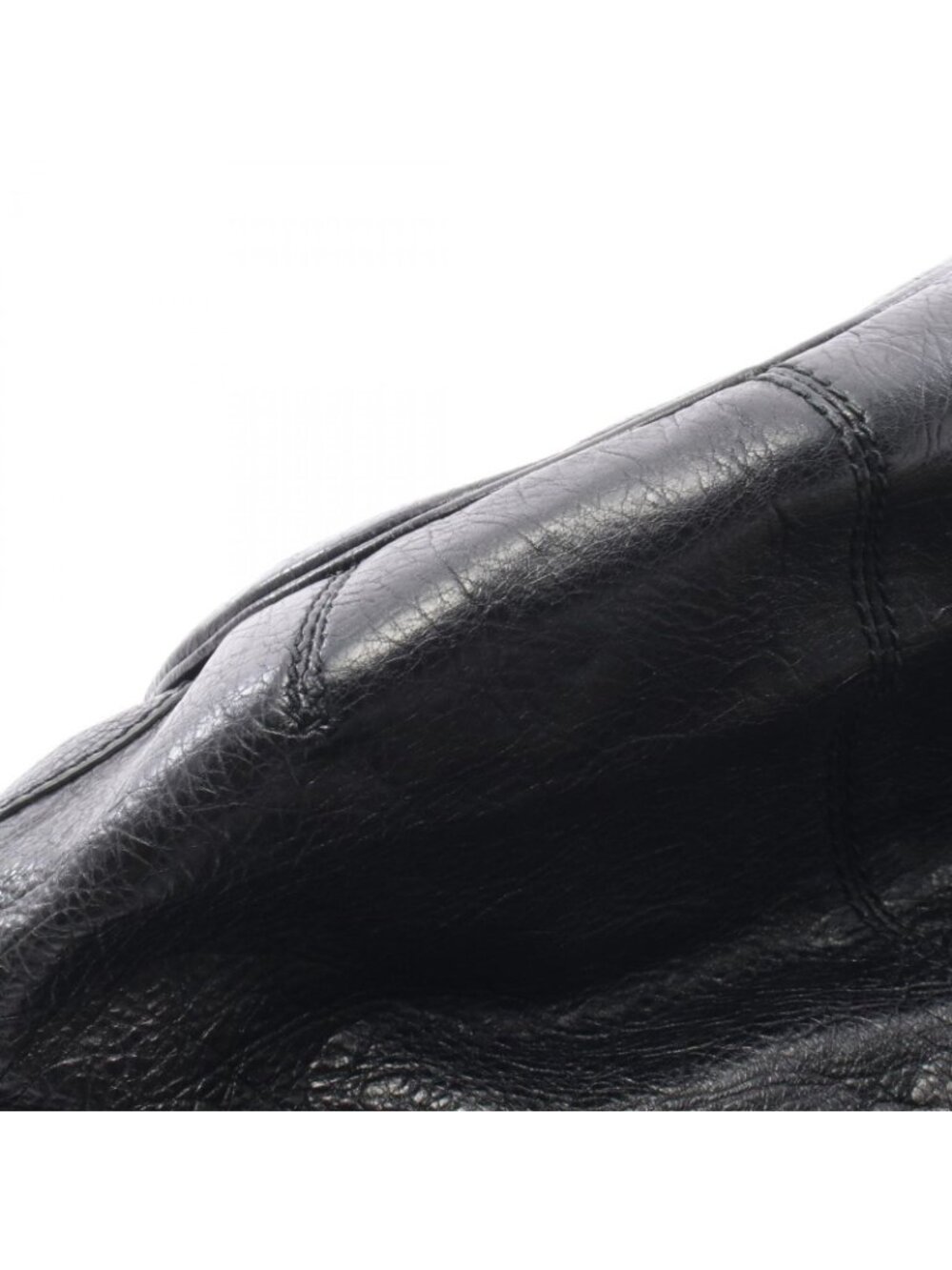 Balenciaga Handbag Giant Mini Pom 2-Way Black Leather - Picture 6 of 6